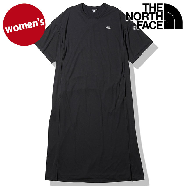 ザ ノースフェイス THE NORTH FACE マタニティショートスリーブワンピース NTM12202-K SS23 Maternity S S Onepiece TNF 産前 産後 授乳服 妊婦服 ブラック｜mischief