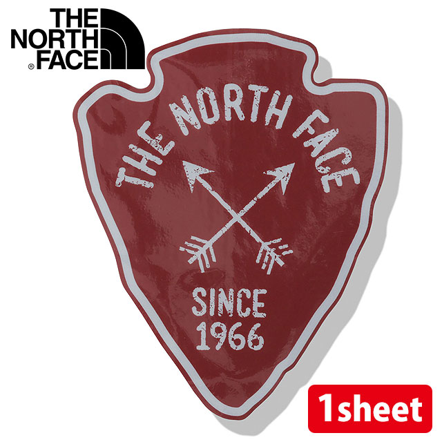 ザ ノースフェイス THE NORTH FACE TNF プリントステッカー NN32348-FF SS23 TNF Print Sticker キャンプ アウトドア 撥水 シール 車 自転車 ファイヤーフライ｜mischief