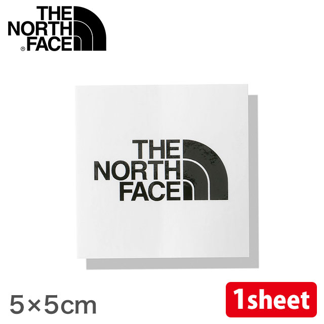 ザ ノースフェイス THE NORTH FACE TNF スクエアロゴステッカーミニ NN32350-W SS23 TNF Square Logo Sticker Mini キャンプ 撥水 シール 車 ホワイト