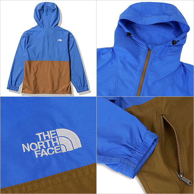 ザ ノースフェイス THE NORTH FACE メンズ コンパクトジャケット NP72230-SU SS23 スーパーソニックブルー  ユーティリティブラウン