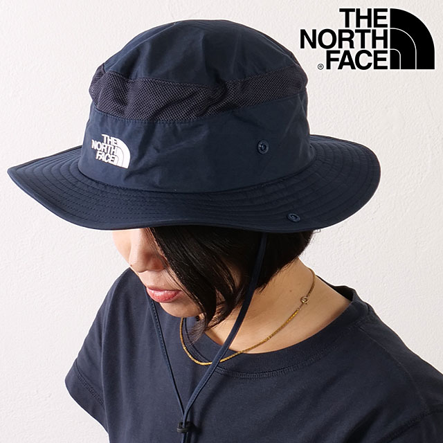 ザ ノースフェイス THE NORTH FACE ブリマーハット NN02339-UN SS23 Brimmer Hat TNF アウトドア UVカット サイズ調整可能 アーバンネイビー｜mischief