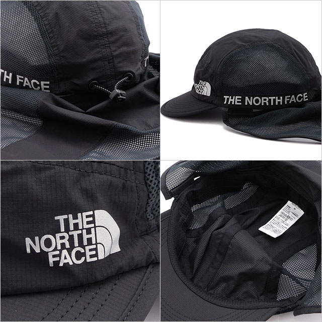 ザ ノースフェイス THE NORTH FACE ランシールドキャップ NN02377-K メンズ・レディース TNF アウトドア 帽子 ランニングキャップ 撥水 ブラック 正規取扱店 | THE NORTH FACE | 02