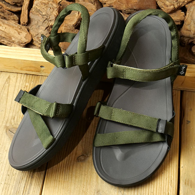 リグ rig リカバリーサンダル テチーバ RG0015KH5 SS23 tetiva メンズ・レディース 疲労回復 ストラップサンダル KHAKI カーキ系 正規取扱店 | rig | 01