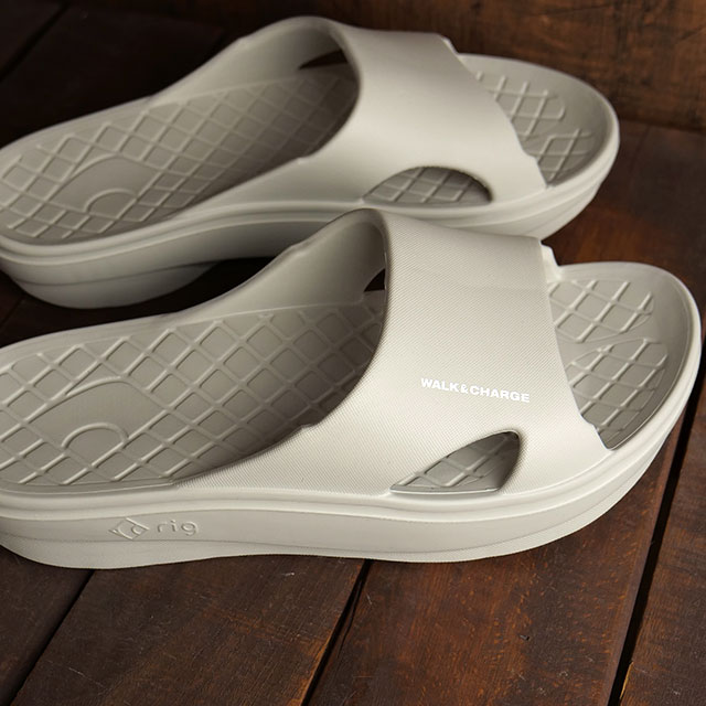 リグ rig リカバリーサンダル スライド2.0 RG0013GRS SS23 Slide 2.0 メンズ・レディース 疲労回復 厚底 スライドサンダル GRAY 灰 グレー系 正規取扱店 | rig | 08
