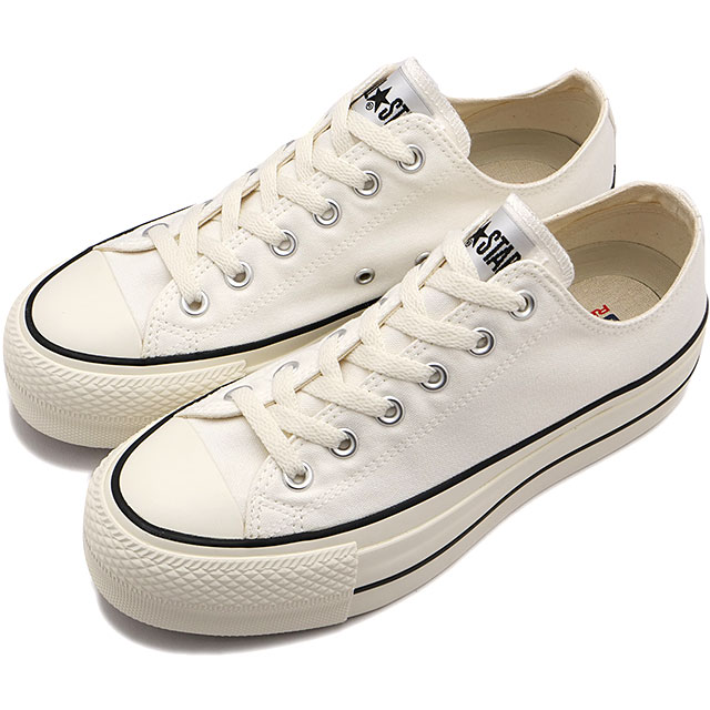 コンバース CONVERSE スニーカー オールスター アール リフテッド ローカット 31309422 FW23 ALL STAR (R) LIFTED OX 厚底 オックスフォード ホワイト