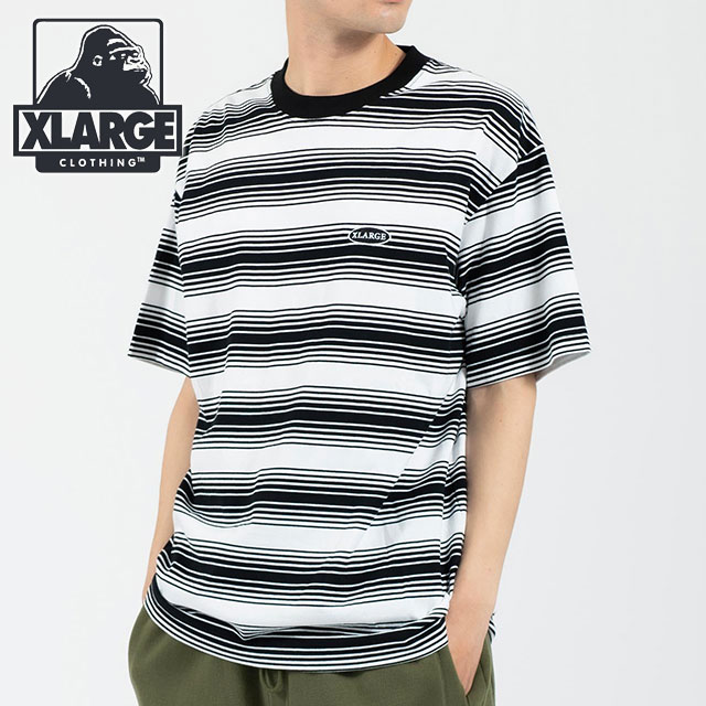 エクストララージ XLARGE メンズ エンブロイダード ストライプ