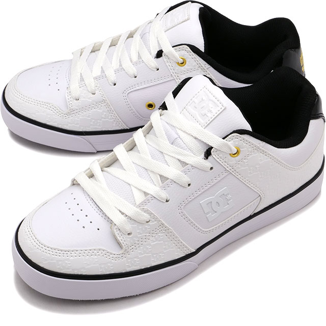 ディーシーシューズ DC SHOES メンズ スニーカー ピュア SE SN DM234027-WKL FW23 PURE SE SN スケートボーディングシューズ WHITE SILVER SPARKLE 白