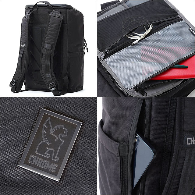 クローム CHROME ヴォルド バックパック JP205BK FW23 21L VOLDO メンズ・レディース 鞄 防水 リュック デイパック ビジネス 通勤通学 ブラック 正規取扱店 | CHROME | 02