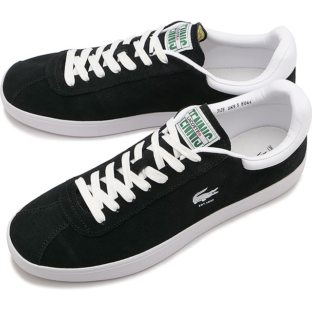 ラコステ LACOSTE メンズ スニーカー ベースショット 223 1 SMA 46SMA0065-312 FW23 M BASESHOT 223 1 SMA BLK WHT 黒 ブラック系