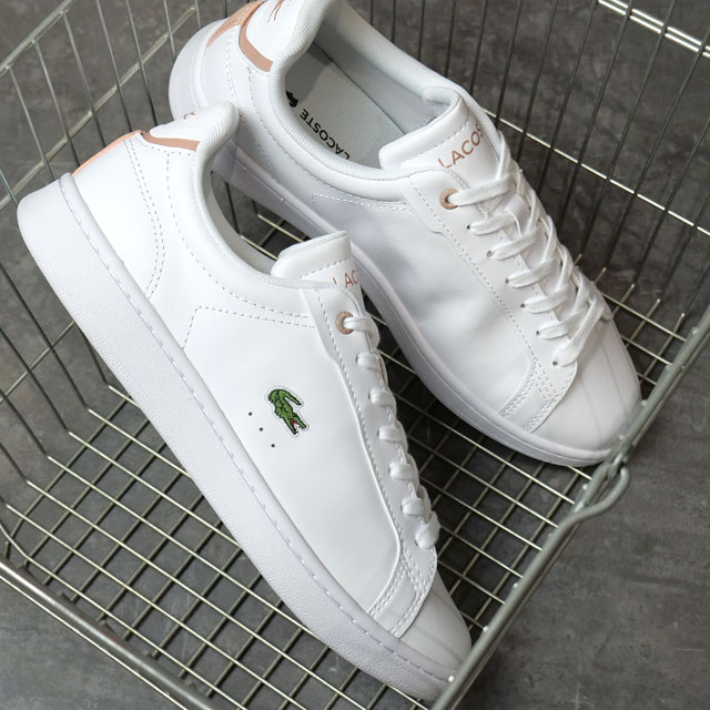 ラコステ LACOSTE レディース スニーカー カーナビー プロ BL 23 1 SFA 45SFA0083-1Y9 FW23 W CARNABY  PRO BL 23 1 SFA WHT LT PNK 白 ホワイト系