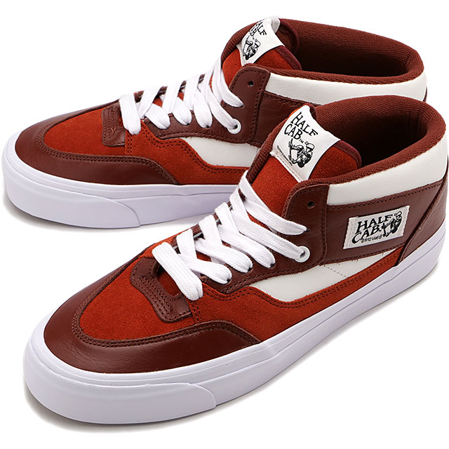 バンズ VANS スニーカー UA ハーフキャブ33 DX VN0A5KX66RT FW23 UA HALF CAB 33 DX メンズ ヴァンズ  COLOR-BLOCK-RED TRUE-WHITE 赤 レッド系