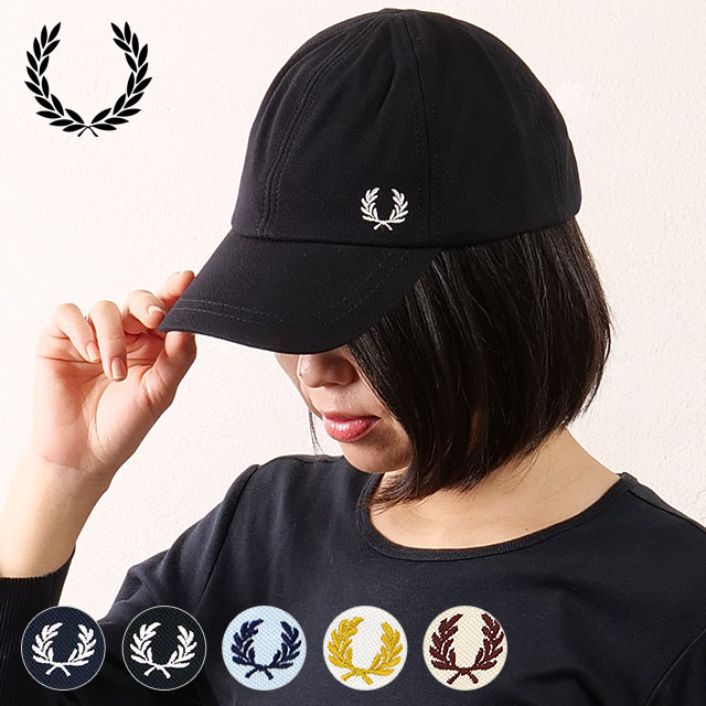 FRED PERRY（フレッドペリー） ピケ クラシックキャップ HW6726 PIQUE