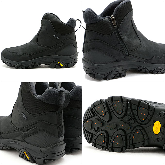 メレル MERRELL メンズ ウィンターブーツ コールドパック3 サーモ トール ジップ ウォータープルーフ J037199 FW23 防寒靴 スノーブーツ BLACK 正規取扱店 | MERRELL | 02