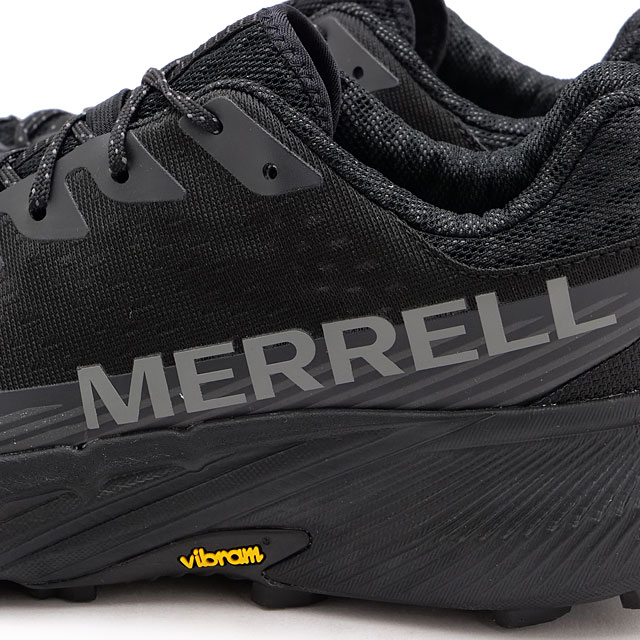 メレル MERRELL メンズ スニーカー アジリティー ピーク5 J068045 FW23 M AGILITY PEAK 5 靴 トレイルランニングシューズ BLACK BLACK 黒 ブラック系｜mischief｜04