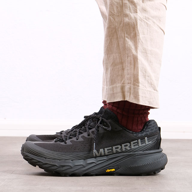 メレル MERRELL メンズ スニーカー アジリティー ピーク5 J068045 M AGILITY PEAK 5 靴 トレイルランニングシューズ BLACK BLACK 黒 ブラック系 正規取扱店 | MERRELL | 05