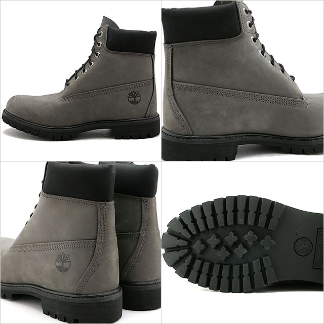 ティンバーランド Timberland メンズ 6インチプレミアムブーツ A62BH FW23 6in Premium Boots 防水 ウォータープルーフレザー ヌバック グレー | Timberland | 02