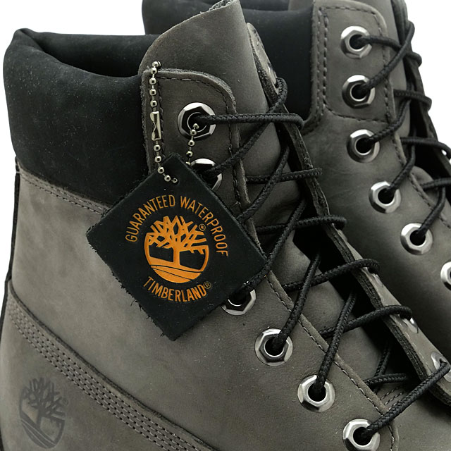 ティンバーランド Timberland メンズ 6インチプレミアムブーツ A62BH FW23 6in Premium Boots 防水 ウォータープルーフレザー ヌバック グレー | Timberland | 03