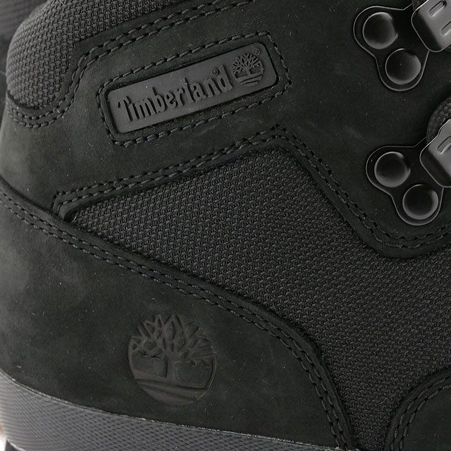 ティンバーランド Timberland メンズ ユーロハイカー ファブリック レザー A11TY FW23 Euro Hiker Fabric Leather ハイキングブーツ ヌバック ブラック｜mischief｜04