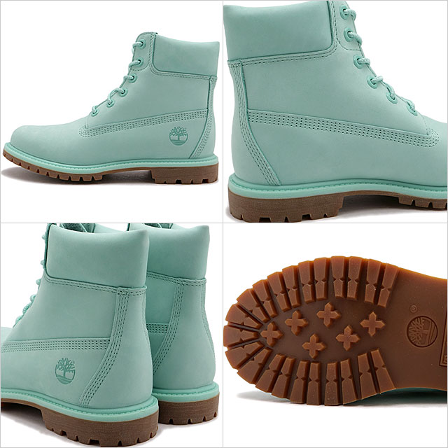 【Timberland】 ティンバーランド ブーツ 23cm 水色 ティンバーランド Timberland シックスインチ プレミアム ウォーター
