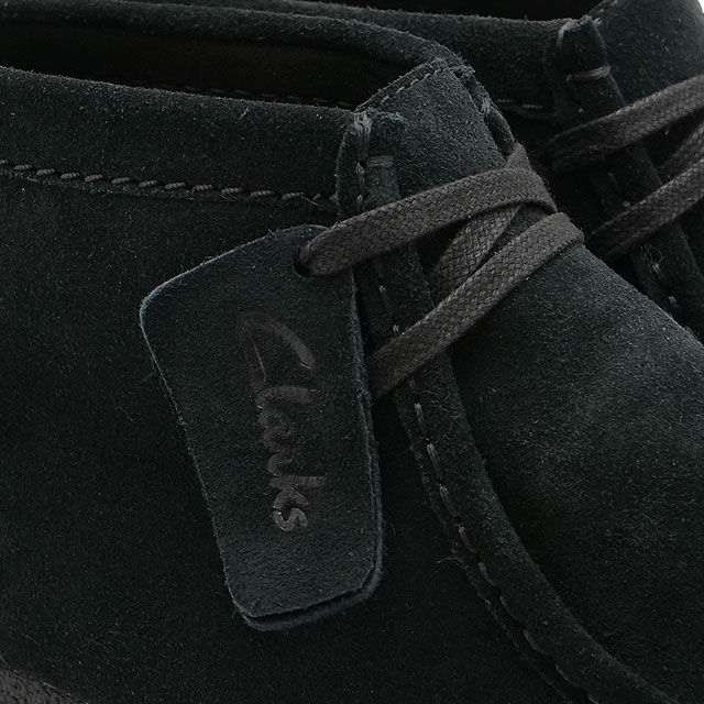 クラークス Clarks メンズ スニーカー ワラビーエヴォブーツ 26172823 FW23 WallabeeEVO Bt 靴 モカシン Black-Sde｜mischief｜04