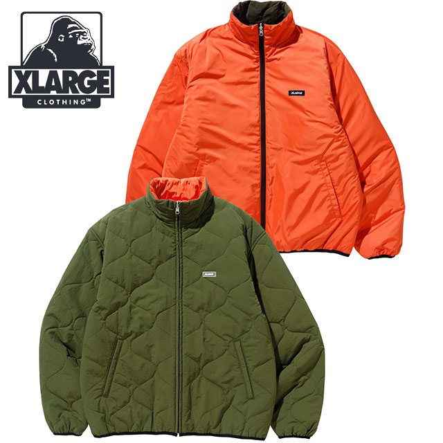 エクストララージ XLARGE メンズ リバーシブル キルテッド