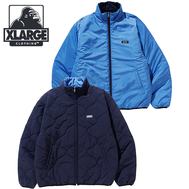 エクストララージ XLARGE メンズ リバーシブル キルテッドジャケット