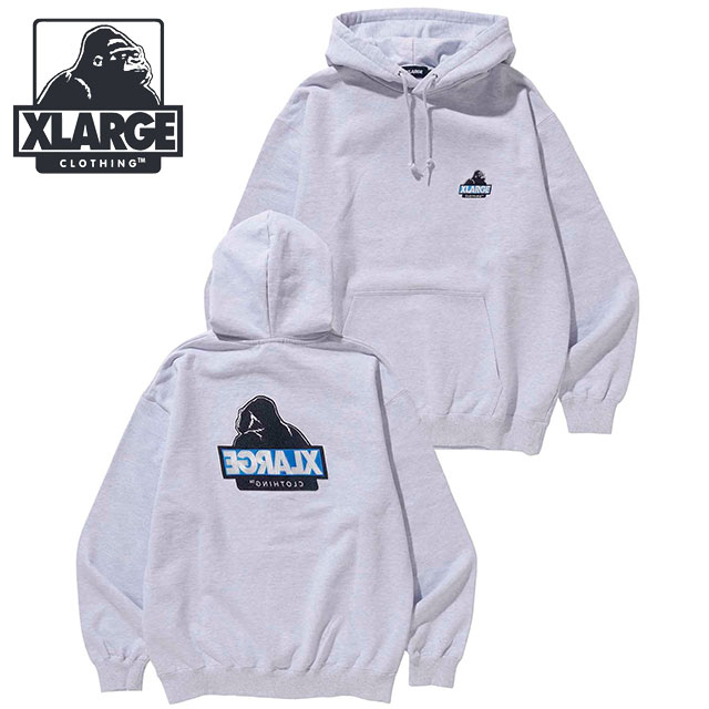 エクストララージ XLARGE スランテッド OG プルオーバーフーデッドスウェットシャツ 101233012011 FW23 SLANTED OG PULLOVER HOODED SWEATSHIRT x-large ASH