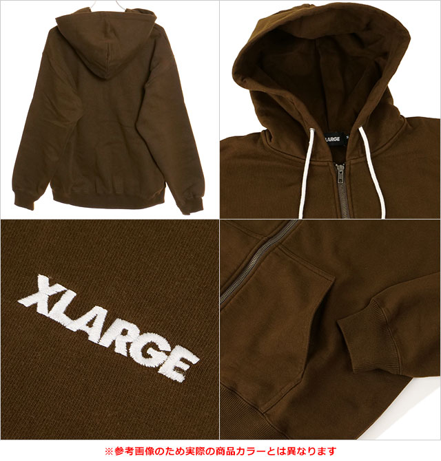 XLARGE（エクストラ ラージ） メンズ スタンダードロゴ ジップ
