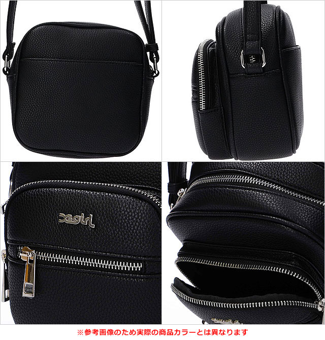 エックスガール Xgirl レディース フェイクレザー ショルダーミニバッグ 105233053004 FW23 FAUX LEATHER SHOULDER MINI BAG XGIRL 鞄