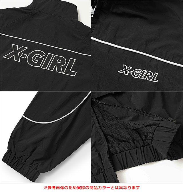 エックスガール X-girl レディース コントラストパイピングジャケット