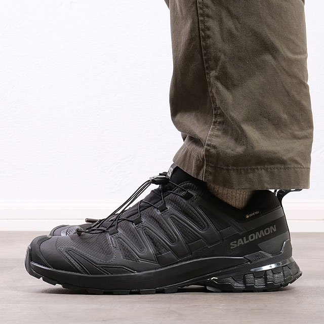 MM6×Salomon トレイルランニングシューズ ブラック SALOMON サロモン メンズ トレイルランニングシューズ