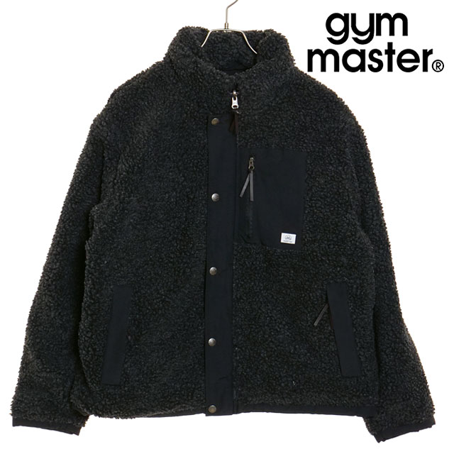 ジムマスター GYM MASTER メンズ リバーシブル マウンテンJKT G933609 FW23 アウター フリースジャケット ブルゾン ブラック