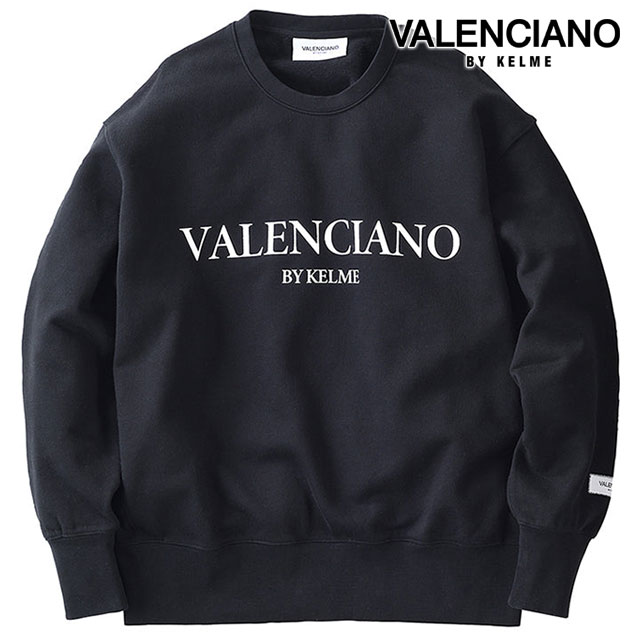 バレンシアーノ バイ ケレメ VALENCIANO BY KELME メンズ スウェットシャツ KV23F915-26 FW23 SWEAT ケルメ トップス トレーナー BLACK｜mischief