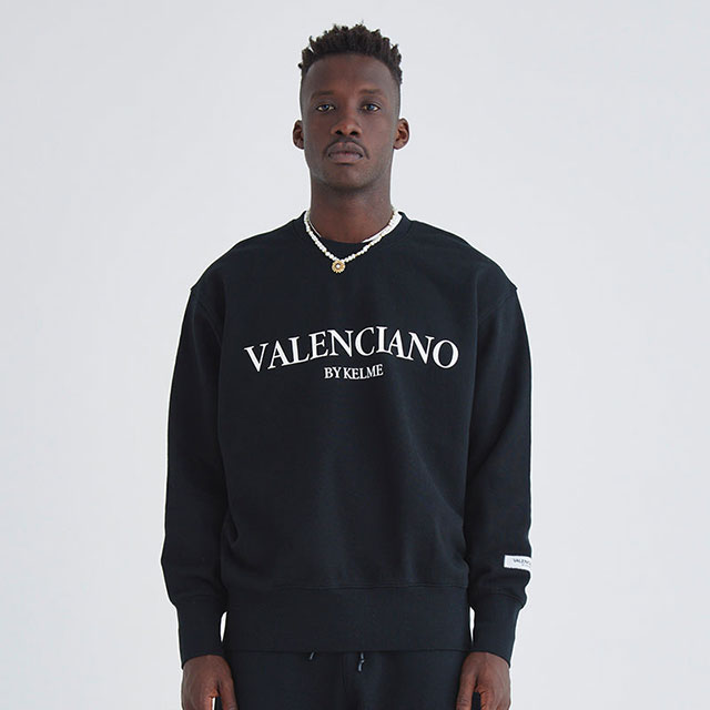 バレンシアーノ バイ ケレメ VALENCIANO BY KELME メンズ スウェットシャツ KV23F915-26 FW23 SWEAT ケルメ トップス トレーナー BLACK｜mischief｜05