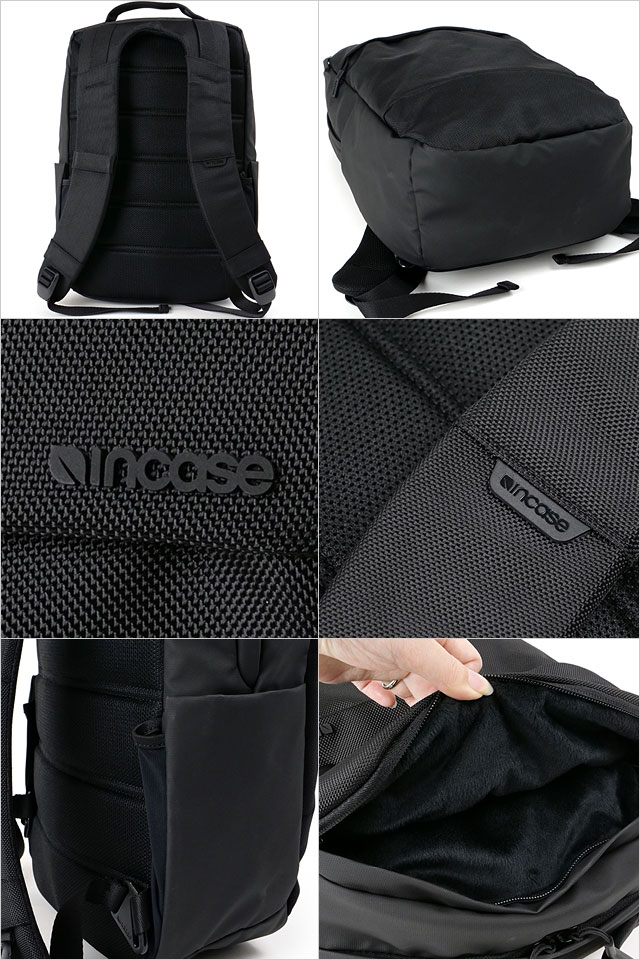 インケース Incase リュック シティーコンパクトバックパック 137233053003 FW23 鞄 デイパック 通勤通学 Black 黒 ブラック系｜mischief｜03