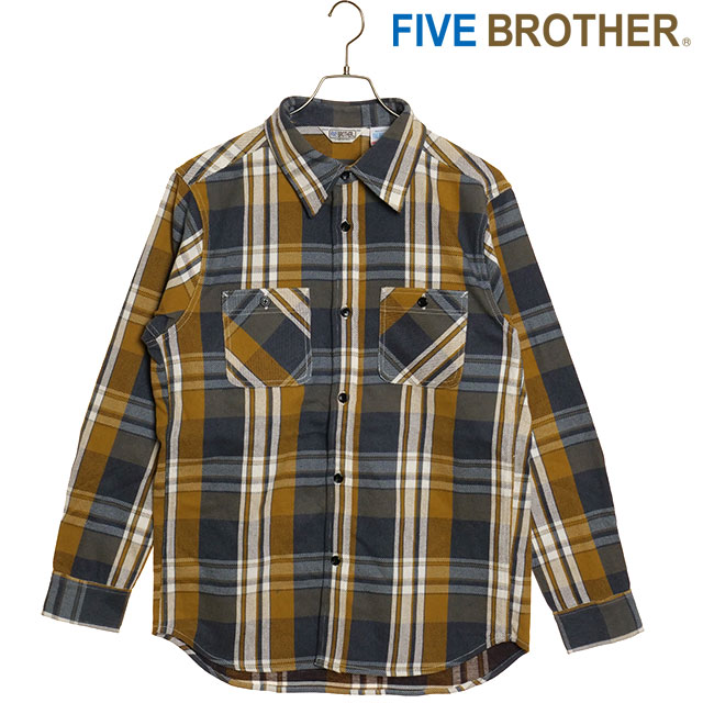 FIVEBROTHER（ファイブブラザー） メンズ ヘビーフランネル ワーク