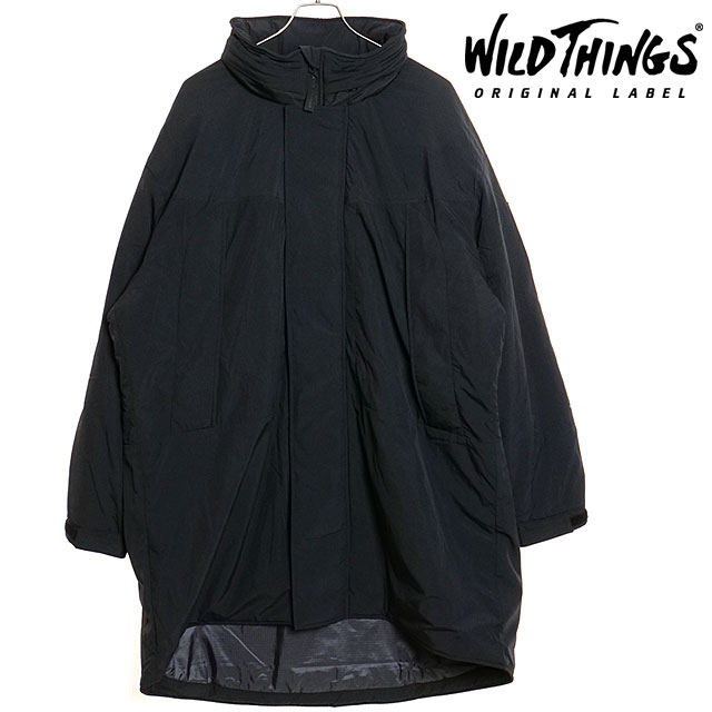 ワイルドシングス WILD THINGS メンズ ツールズ レベル8 モンスターパーカー WT23101SN FW23 W2LS LEVEL8 MONSTER PARKA ナイロンジャケット 撥水 BLACK