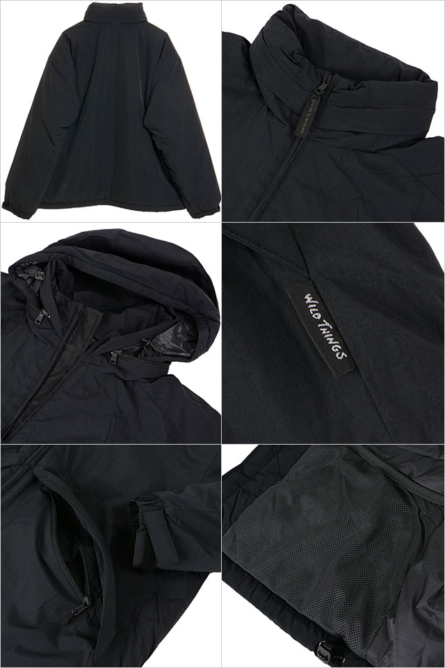 ワイルドシングス WILD THINGS メンズ ツールズ レベル8 コールドウェザーパーカー WT23102SN FW23 W2LS LEVEL8  COLD WEATHER PARKA 撥水 BLACK