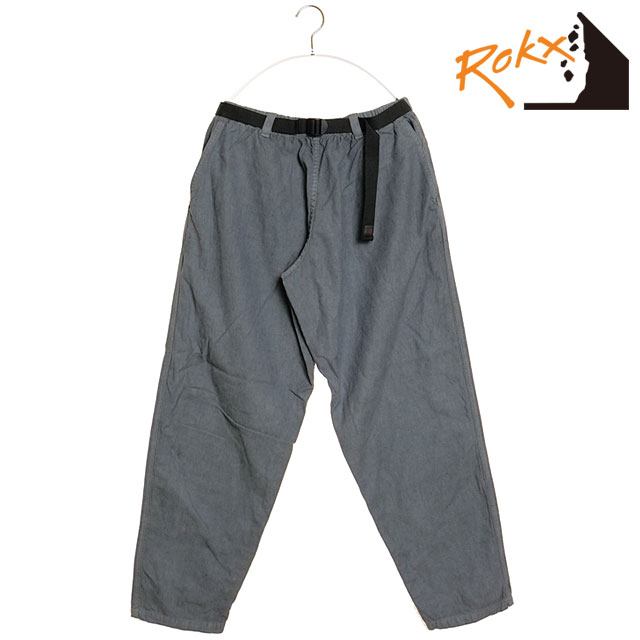 ロックス ROKX メンズ インディゴヘンプパンツ by ロックス RXCF221015 FW23 INDIGO HEMP PANT by ROKX  ボトムス ワイドパンツ RPS INDIGO