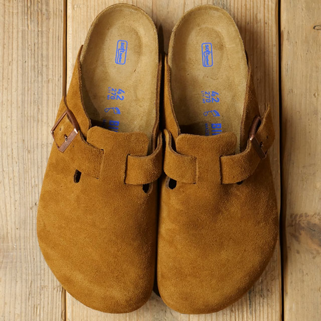 ビルケンシュトック BIRKENSTOCK ボストン ソフトフットベット ベロア