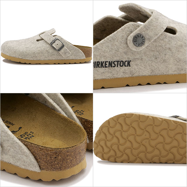 ビルケンシュトック BIRKENSTOCK レディース ボストン ウール 1023143 FW23 Boston WO 靴 クロッグ サンダル Eggshell｜mischief｜03