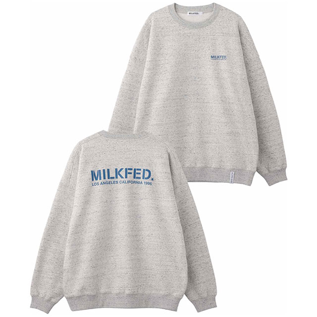 お値下げします♡MILKFED.スウェット MILKFED.（ミルクフェド） トレーナー スウェット EMBROIDERED BAR