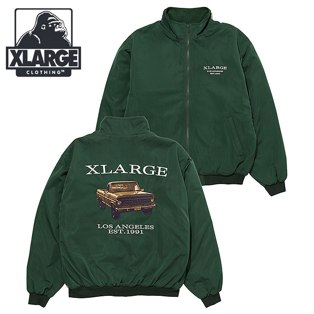 エクストララージ XLARGE メンズ オールドピックアップトラック ジャケット 101234021005 HO23 アウター ブルゾン DkGREEN｜mischief