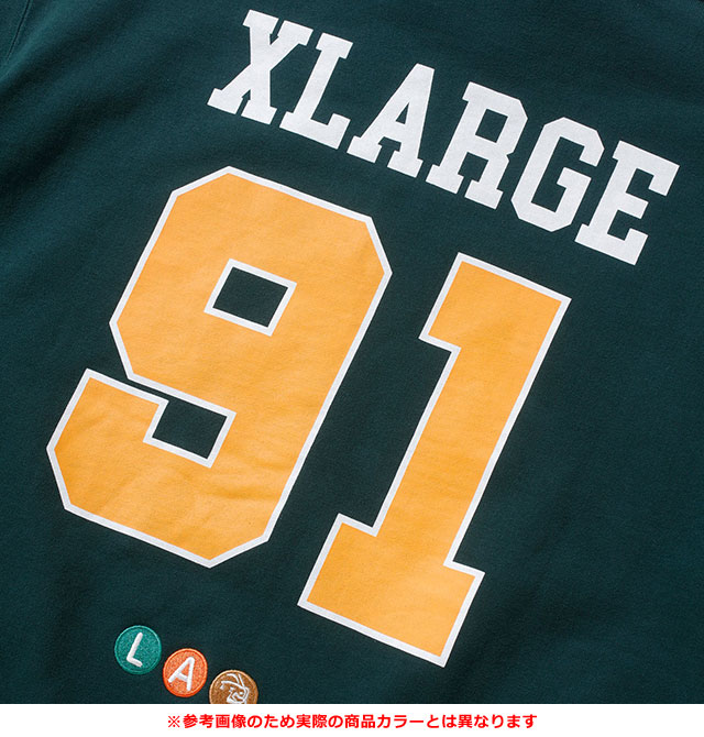 XLARGE スウェット XLARGE（エクストラ ラージ） メンズ ホッケー ハーフジップスウェット