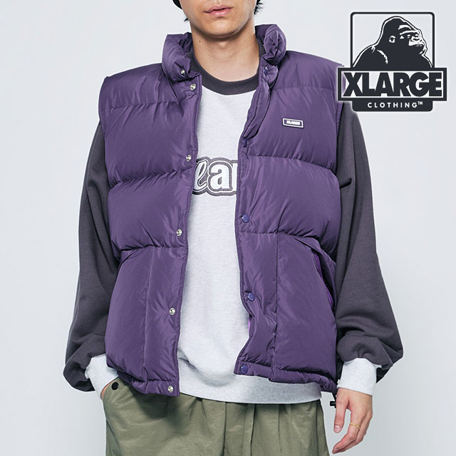 エクストララージ XLARGE メンズ ダウンベスト 101234021010 HO23 DOWN