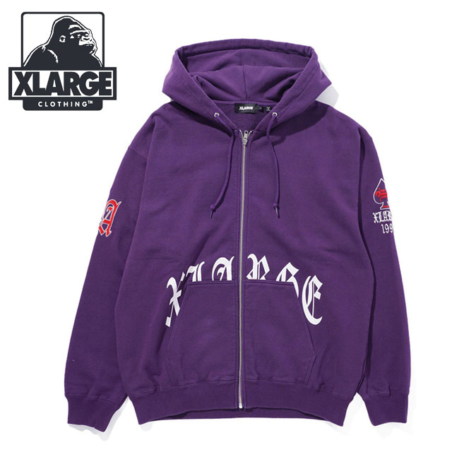 エクストララージ XLARGE オールドイングリッシュロゴ ジップ 