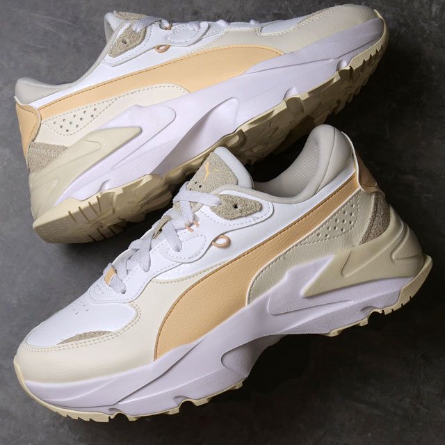 プーマ PUMA レディース スニーカー オーキッド II ウィメンズ 396007-01 SS24 靴 レトロ 厚底シューズ プーマホワイト｜mischief｜02