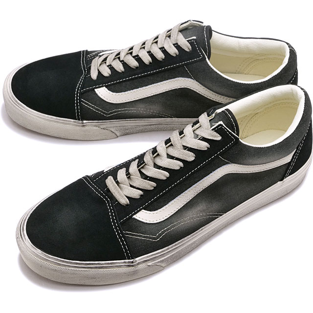 国内配送 VANS OLD SKOOL WAVE WASHED BLACK 