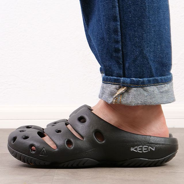 キーン KEEN レディース サンダル ヨギ 1028812 SS24 W YOGUI 靴 クロッグ キャンプ アウトドア Black Magnet 正規取扱店 | KEEN | 05