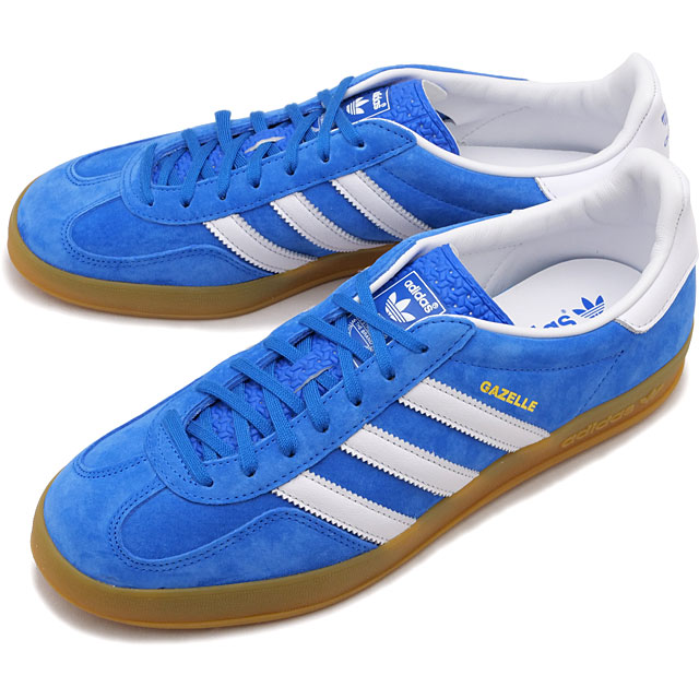 アディダス オリジナルス adidas Originals メンズ スニーカー ガゼル インドア LZT66 H06260 SS24  フットウェアホワイト ブルーバード